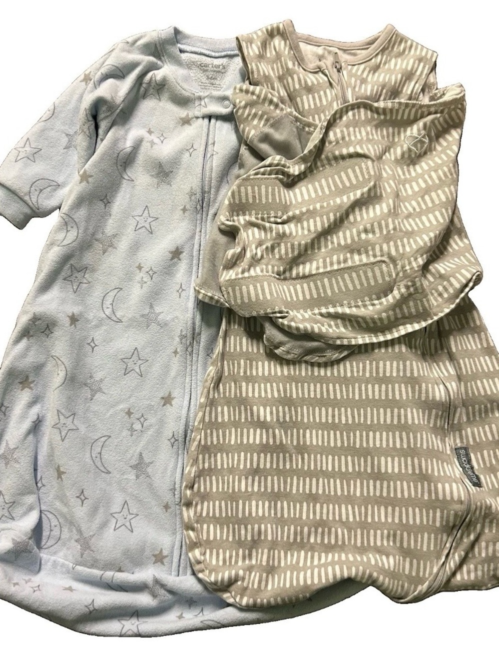 Baby Fleece Sleep Sack Swaddle Me Transitional Swaddle Size 3-6 Months